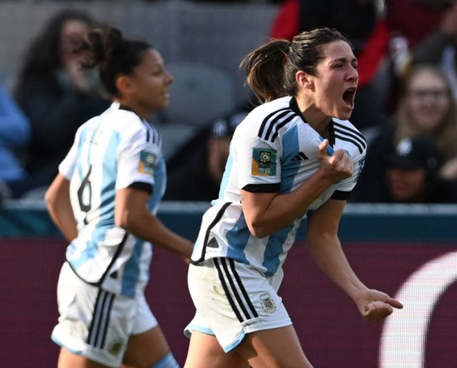 阿根廷女足展示高水平技术